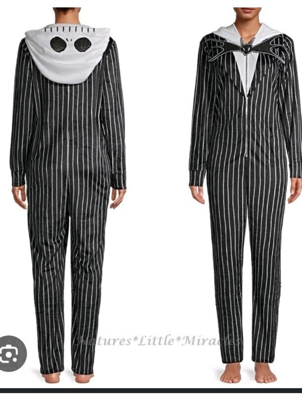 Nighttime every Christmas Jack skeleton Jumpsuit 2x Unisex